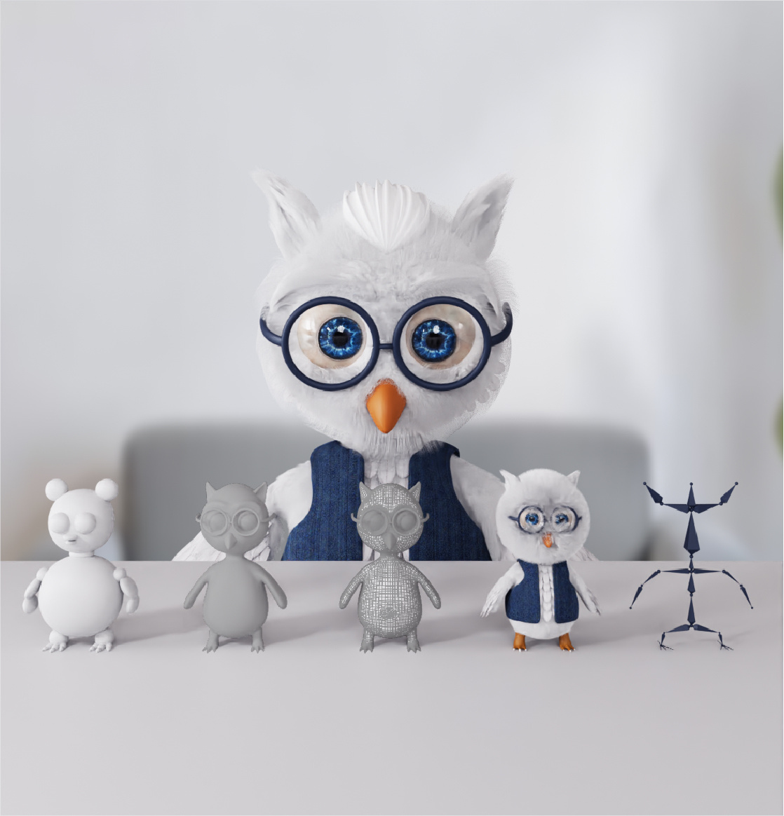 Jasa 3D Maskot